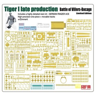 Ryefield Model Tiger I Late Production Battle of Villers-Bocage - Limited Edition - 1:35