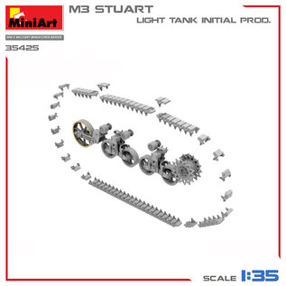 MiniArt M3 Stuart Light Tank - Initial Production - 1:35