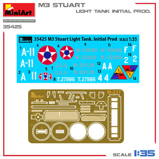 MiniArt M3 Stuart Light Tank - Initial Production - 1:35