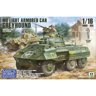 Andy's Hobby Headquarters M8 Light Armored Car Greyhound - 1:16