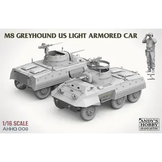 Andy's Hobby Headquarters M8 Light Armored Car Greyhound - 1:16