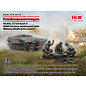 ICM "Krankenpanzerwagen" - Sd.Kfz.251/8 Ausf.A WWII German Ambulance with Military Medical Personnel - 1:35