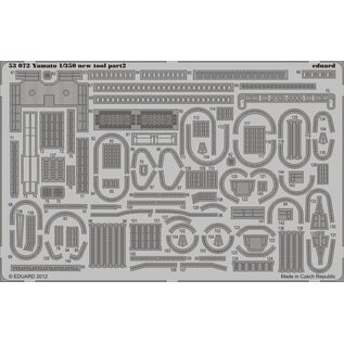 Eduard PE Set Schlachtschiff Yamato (Tamiya-Kit, new tool) - 1:350