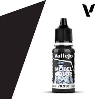 Vallejo Model Color - 950 - Signalschwarz (Black), 18 ml