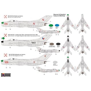 Kovozávody Prostějov Mikoyan-Gurevich MiG-19P "Warsaw Pact" - 1:72