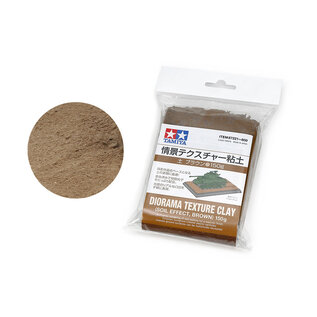 TAMIYA Diorama Texture Clay (Soil Effect, brown) - Modellier-Ton, erdbraun