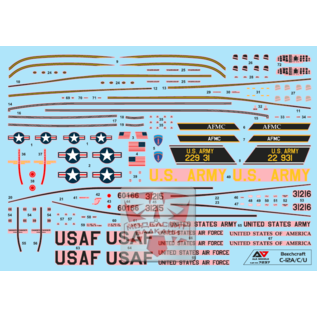 A&A Models Beechcraft C-12A/C/U Huron - Military Transporter - 1:72