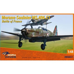 Dora Wings Morane-Saulnier MS.406C.1 "Battle of France" - 1:48