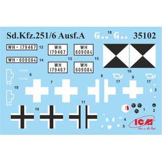 ICM Sd.Kfz.251/6 Ausf.A with Crew - 1:35