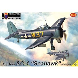 Kovozávody Prostějov Kovozávody Prostějov - Curtiss SC-1 "Seahawk" w/wheels - 1:72
