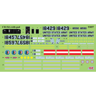 ICM Sikorsky CH-54A Tarhe with Universal Military Pod - 1:35