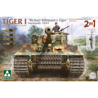 TAKOM Sd.Kfz. 181 Pz.Kpfw. VI Ausf. E "Michael Wittmann's Tiger"(Late/Late Command) - 1:35