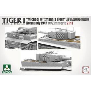 TAKOM Sd.Kfz. 181 Pz.Kpfw. VI Ausf. E "Michael Wittmann's Tiger"(Late/Late Command) - 1:35