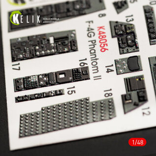 RESKIT Reskit - Kelik F-4G Interior 3D-Decals (MENG-Kit) - 1:48