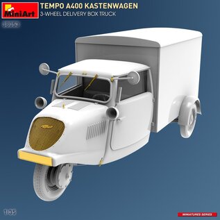 MiniArt Tempo A400 Kastenwagen - 3-wheel Delivery Box Truck - 1:35