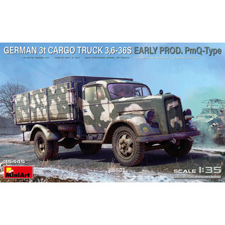 MiniArt German 3t Cargo Truck 3,6-36S Early Prod. PmQ-Type - 1:35