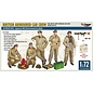 Mirage Hobby British Armoured Car Crew WW2 British Army Armoured Car Crew Winter 1944/45 - 1:72