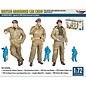 Mirage Hobby British Armoured Car Crew WW2 British Army Armoured Car Crew Winter 1944/45 - 1:72