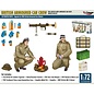 Mirage Hobby British Armoured Car Crew WW2 British Army Armoured Car Crew Winter 1944/45 - 1:72