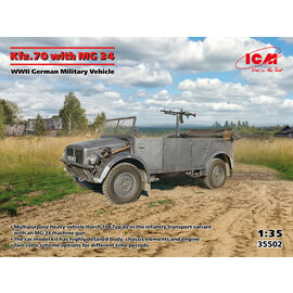 ICM ICM - Kfz.70 with MG 34 WWII German Military Vehicle - 1:35