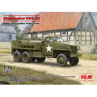 ICM Studebaker US6-U5 WWII US Gasoline Tank Truck - 1:35