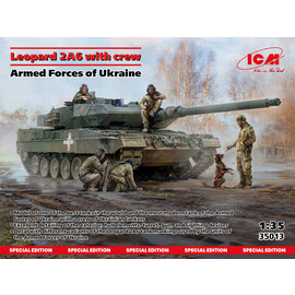 ICM ICM - Leopard 2A6 with crew - Armed Forces of Ukraine - 1:35