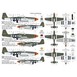 Kovozávody Prostějov NAA P-51D-5 Mustang "357th FG" - 1:72