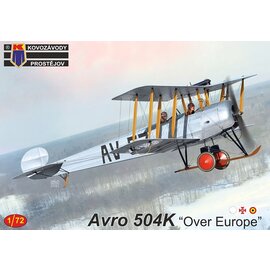 Kovozávody Prostějov Kovozávody Prostějov - Avro 504K “Over Europe” - 1:72