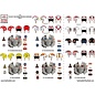 HAD Models F-14 Patches and helmet markings PART 4 decal sheet  - 1:72