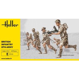 Heller Heller - British Infantry 8th Army - 1:72