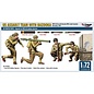 Mirage Hobby US Assault Team with Bazooka WW2 US GIs with Bazooka M1A1 rocket launcher Normandy, 1944 - 1:72