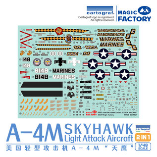 Magic Factory Douglas A-4M Skyhawk - Light Attack Aircraft - 1:48