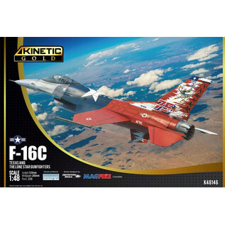 Kinetic General Dynamics F-16C Texas ANG "The Lone Star Gunfighters" - 1:48