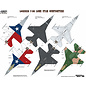Kinetic General Dynamics F-16C Texas ANG "The Lone Star Gunfighters" - 1:48