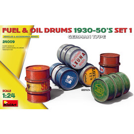 MiniArt MiniArt - Fuel & Oil Drums 1930-50's Set 1 - 1:24