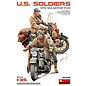 MiniArt U.S. Soldiers with WLA Motorcycles - 1:35