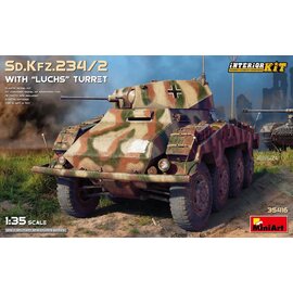 MiniArt MiniArt - Sd.Kfz. 234/2 with "Luchs" Turret w/Interior - 1:35