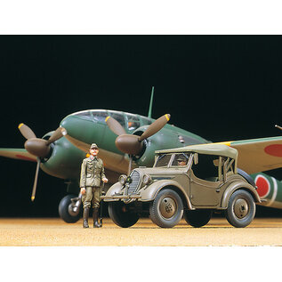 TAMIYA Mitsubishi Ki-46 III Type 100 & 4X4 Light Vehicle Kurogane Set - 1:48