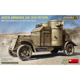 MiniArt MiniArt - Austin Armoured Car 1918 Pattern - British Service Dunsterforce - w/Interior Kit - 1:35
