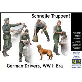 Master Box Master Box - Schnelle Truppen! - German Drivers WWII Era - 1:35