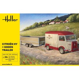 Heller Heller - Citroën HY + Goods Trailer - 1:24