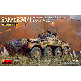 MiniArt MiniArt - Sd.Kfz. 234/1 schwerer Panzerspähwagen (early) w/Interior - 1:35