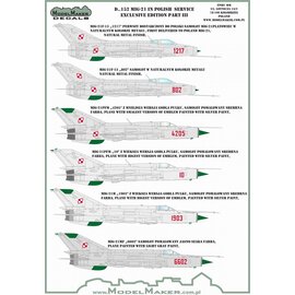Modelmaker Decals ModelMaker - MiG-21 in Polish service - Exclusive edition Part III - 1:48