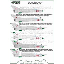 Modelmaker Decals ModelMaker - MiG-21 in Polish service - Exclusive edition Part V - 1:48