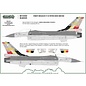 Modelmaker Decals First Belgian F-16 with 8000 hours - 1:48