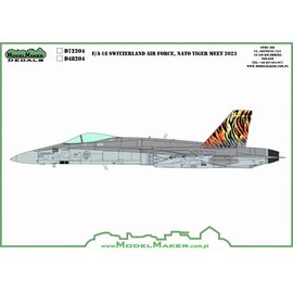 Modelmaker Decals ModelMaker - F/A-18C Switzerland Air Force, NATO Tiger Meet 2023 - 1:48