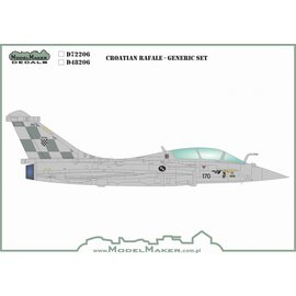 Modelmaker Decals ModelMaker - Croatian Rafale - Generic Set - 1:48