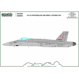 Modelmaker Decals ModelMaker - F/A-18C/D Switzerland Air Force - Generic Set - 1:48