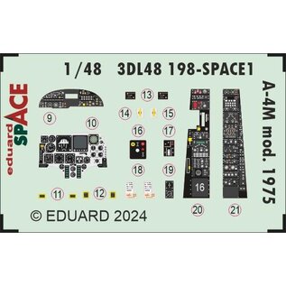 Eduard Douglas A-4M mod. 1975 Skyhawk - Space 3D-Decals (Magic Factory-Kit) - 1:48