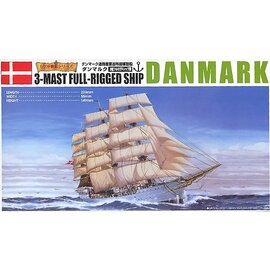 Aoshima Aoshima - 3-Mast Full-Rigged Ship Danmark - 1:350